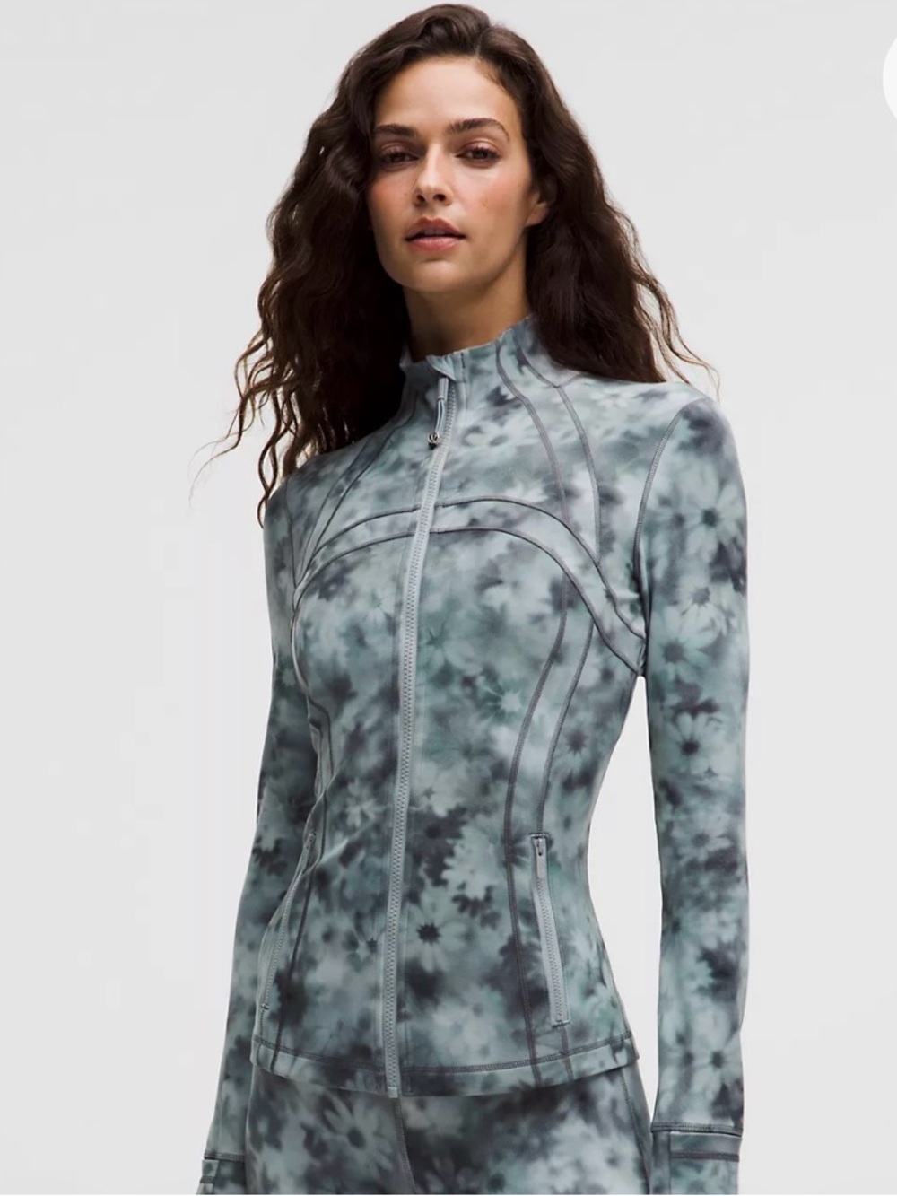 lululemon athletica Sage Floral Tie-Dye Full-Zip Jacket